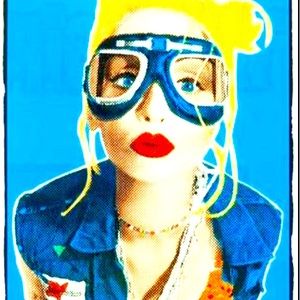 two new tank girl stickers 2.3" by 3.4"